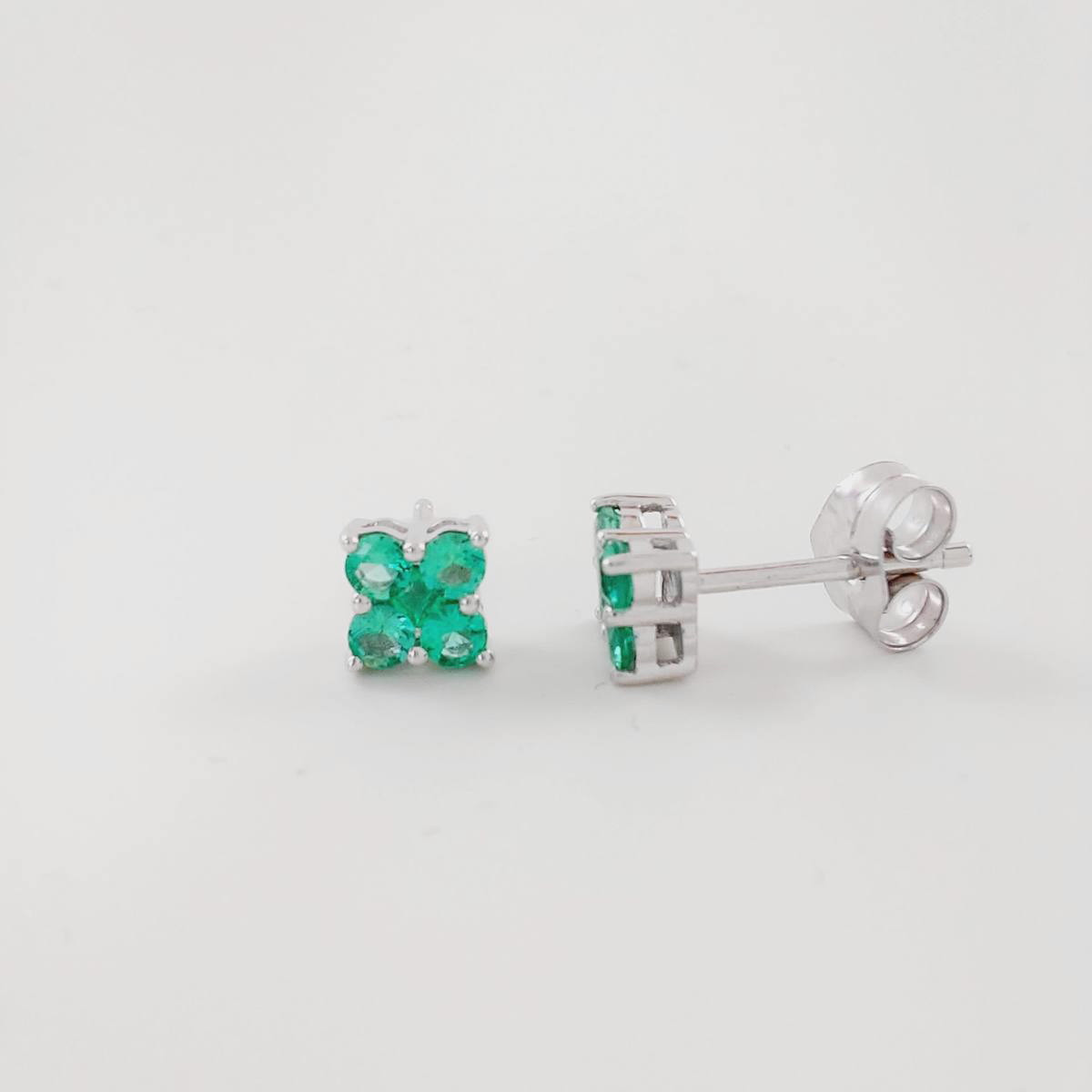 PENDIENTES ESMERALDA 0,40 CT